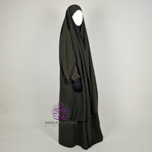 Load image into Gallery viewer, Classic 2 Piece Jilbab - Olive
