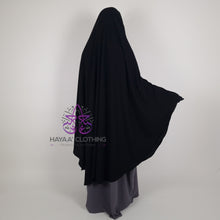 Load image into Gallery viewer, Long Rounded Khimar - Black
