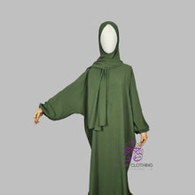 Load image into Gallery viewer, Luxury Prayer Abaya with Attached Hijab - Khaki
