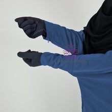 Load image into Gallery viewer, Batwing Abaya - Denim Blue | Wudu &amp; Nursing Friendly
