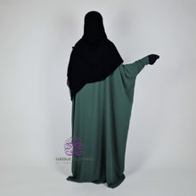 Load image into Gallery viewer, Batwing Abaya - Dark Sage | Wudu &amp; Nursing Friendly
