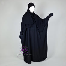 Load image into Gallery viewer, Batwing Abaya - Black | Wudu &amp; Nursing Friendly
