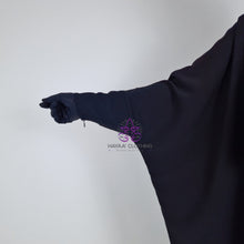 Load image into Gallery viewer, Batwing Abaya - Black | Wudu &amp; Nursing Friendly
