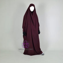 Load image into Gallery viewer, Jilbab Safiyyah 1 Piece - Burgundy
