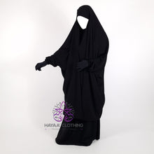 Load image into Gallery viewer, Classic 2 Piece Jilbab - Black
