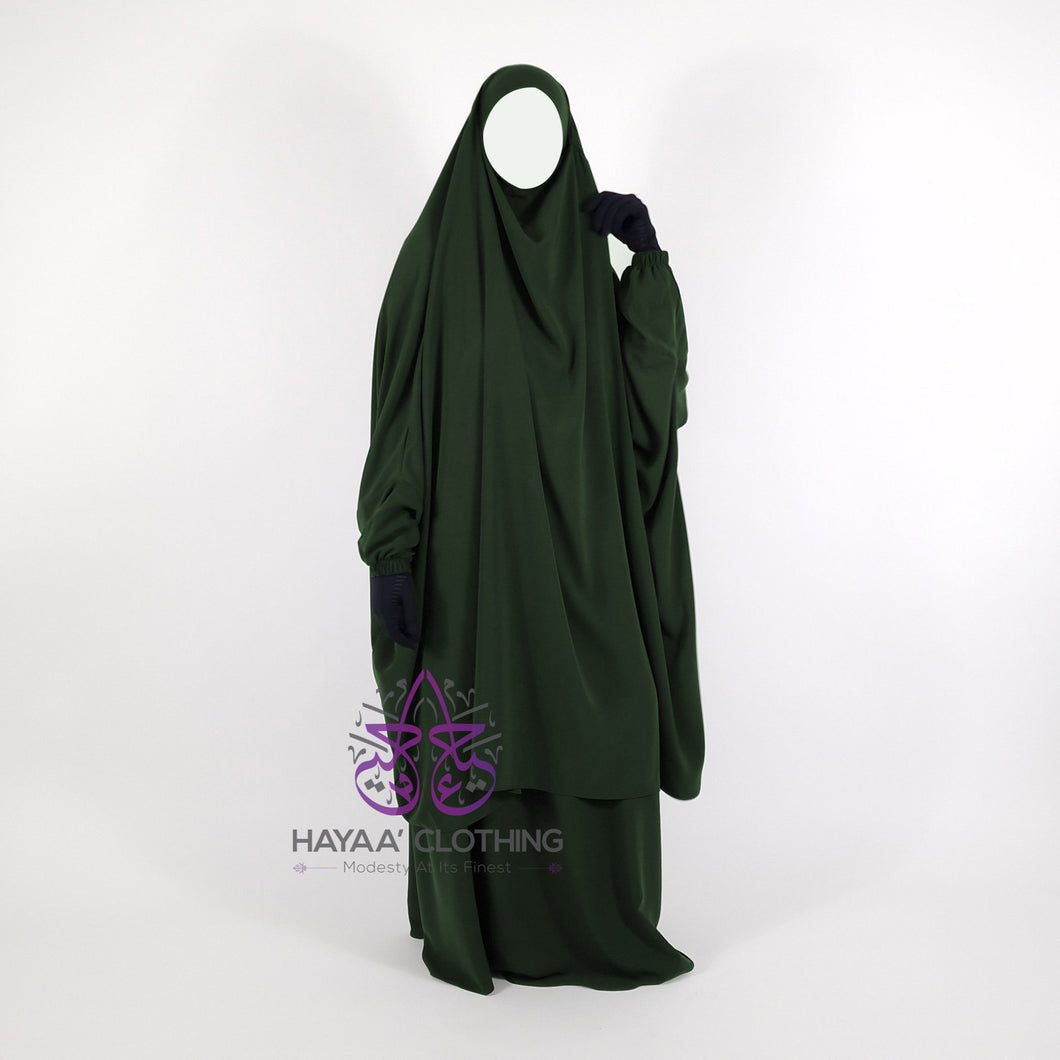 Classic 2 Piece Jilbab - Khaki