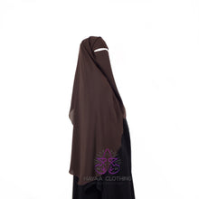 Load image into Gallery viewer, Double Layer Flap Niqab - Brown
