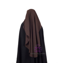 Load image into Gallery viewer, Double Layer Flap Niqab - Brown
