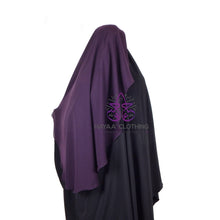 Load image into Gallery viewer, Double Layer Niqab - Plum
