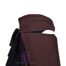 Load image into Gallery viewer, Single Layer Flap Niqab - Brown
