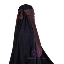 Load image into Gallery viewer, Single Layer Flap Niqab - Brown
